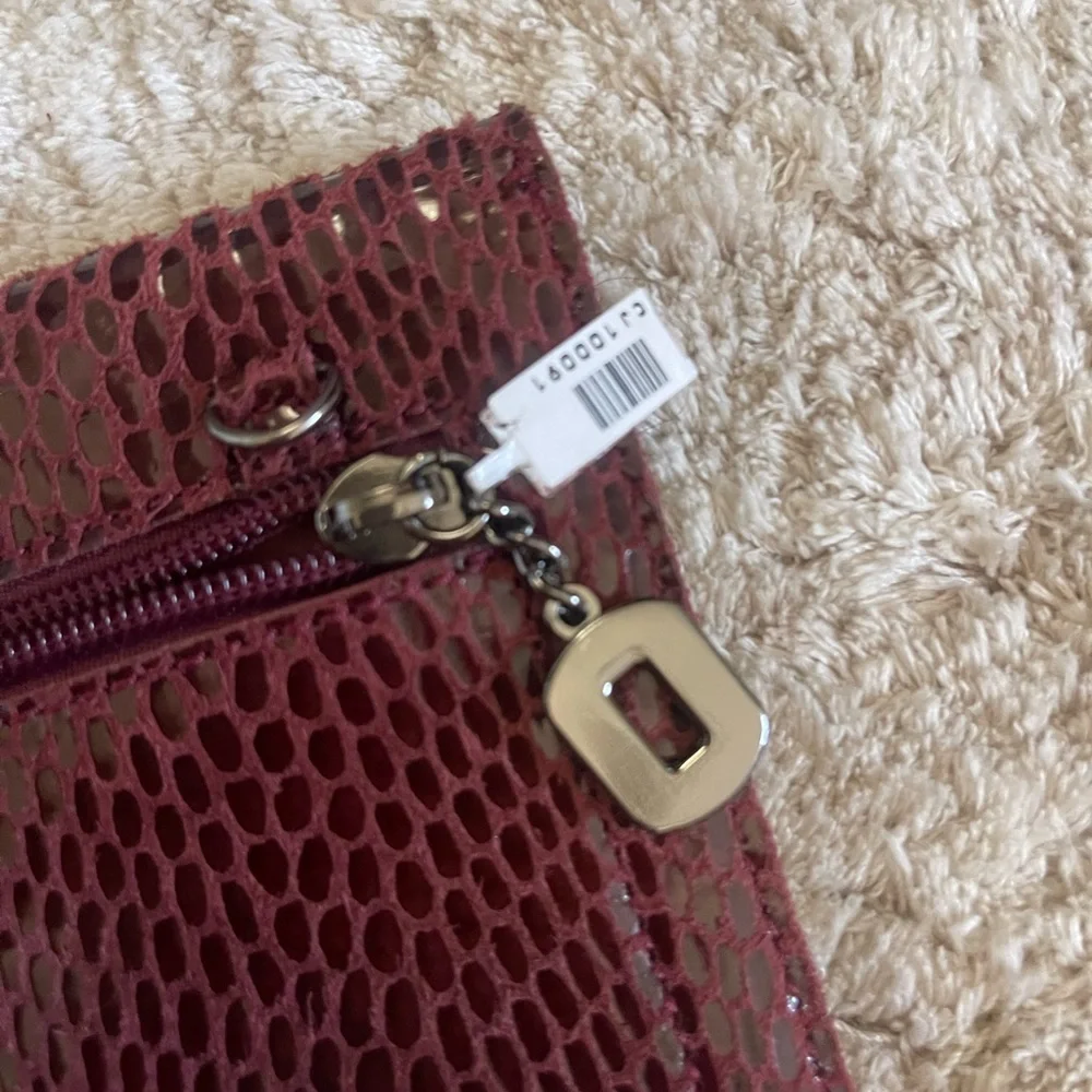 Sorial New York Burgundy Clutch NEW WITH TAGS - Picture 6 of 7